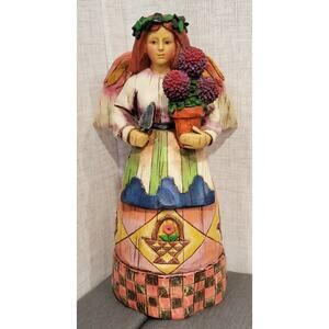 Jim Shore Heartwood Creek ANGEL of PERSISTENCE Gardening Figurine